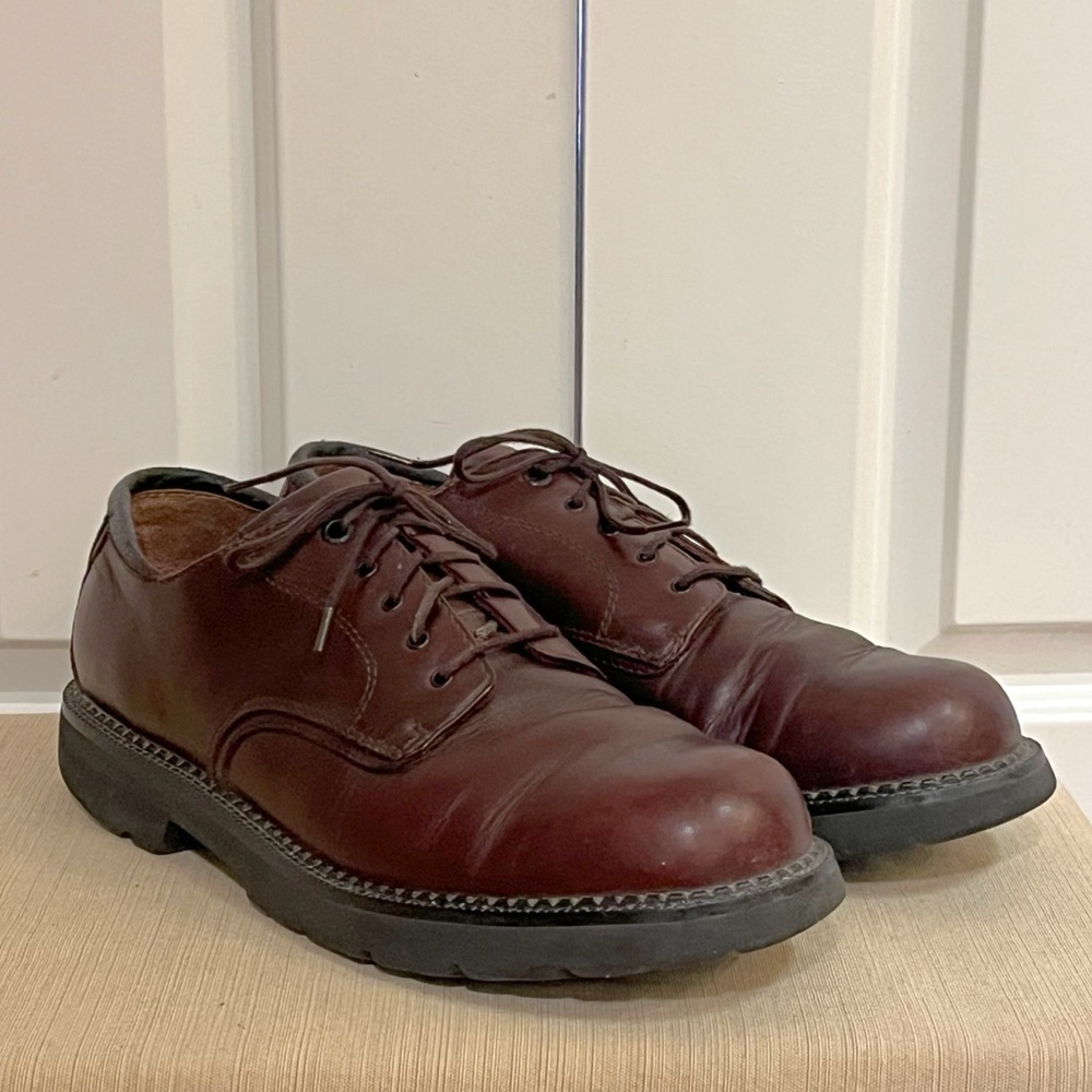 Rockport Classic Brown Leather Waterproof Oxford Men's Shoes. Size 10M